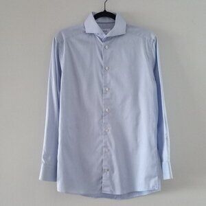 ETON 38/15 slim light blue dress shirt cotton
